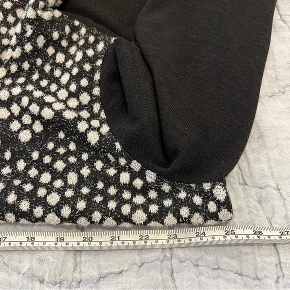 Ali Miles 1X Sweater Top Cowl Neck Art To Wear Artsy Plus Lagenlook Patchwork - Picture 9 of 11